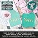 50-Pack Teal Celebrate Napkins with Gold Foil YAY - 3-Ply, 5 x 5 in - Cute Cocktail & Congratulations Napkins for Party Supplies