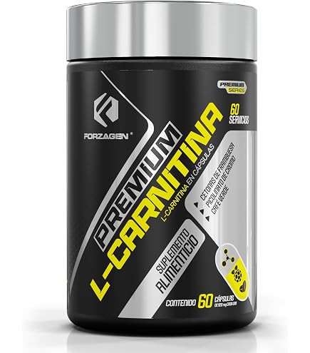 l carnitina con cetonas de frambuesa Forzagen L-Carnitina Premium, 90 Cápsulas, Suplemento Termogénico y Café Verde Salud y Cuidado Personal L-Carnitine 3000 Extreme Shot Size:500 mg / 30 capsules Glutathione Workout Recovery