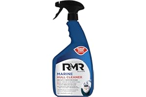 RMR BRANDS RMR Marine Hull Cleaner, Heavy Duty Boat Wash for Cleaning Slimy & Grimy Surfaces, Rust, Stain, & Water Spot Remover, 24 Ounce Spray