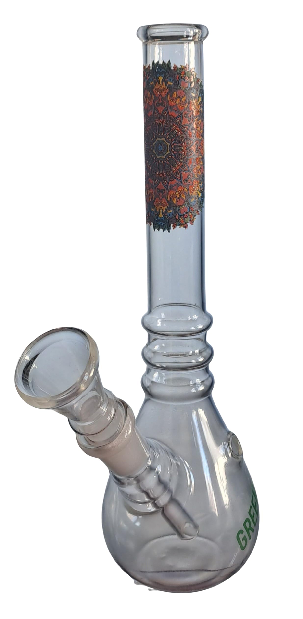 Greenline Glass Bong | H: 21cm Ø: 24mm S: 14.5mm (LG14N)