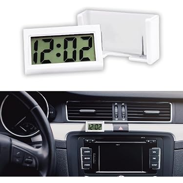 Car Clock For Dashboard Fashionable LED Car Clock Touch-Control ...