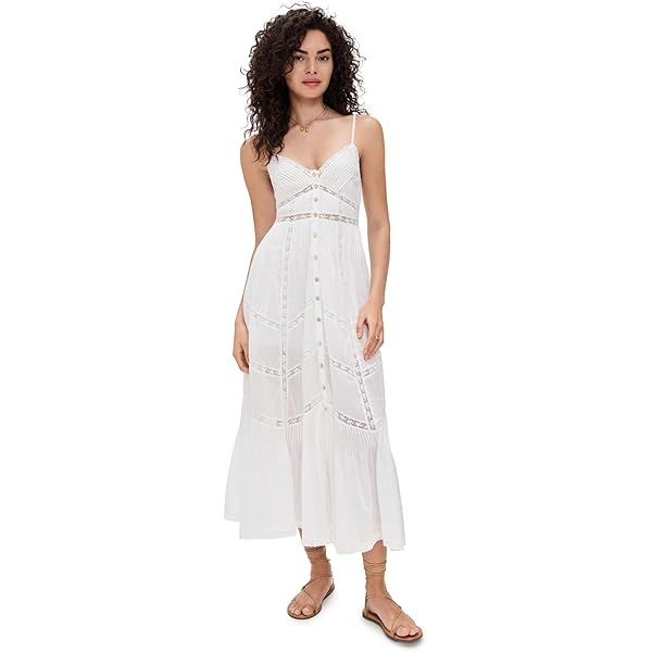 Amazon.com: LOVESHACKFANCY Women's Santelle Dress, True White, 8 :  Clothing, Shoes & Jewelry