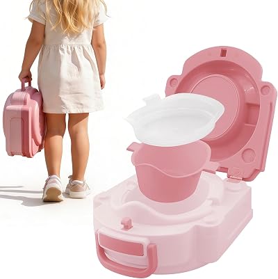 Hibtn Portable Training Potty for Kids Travel Baby Toddler Seat
