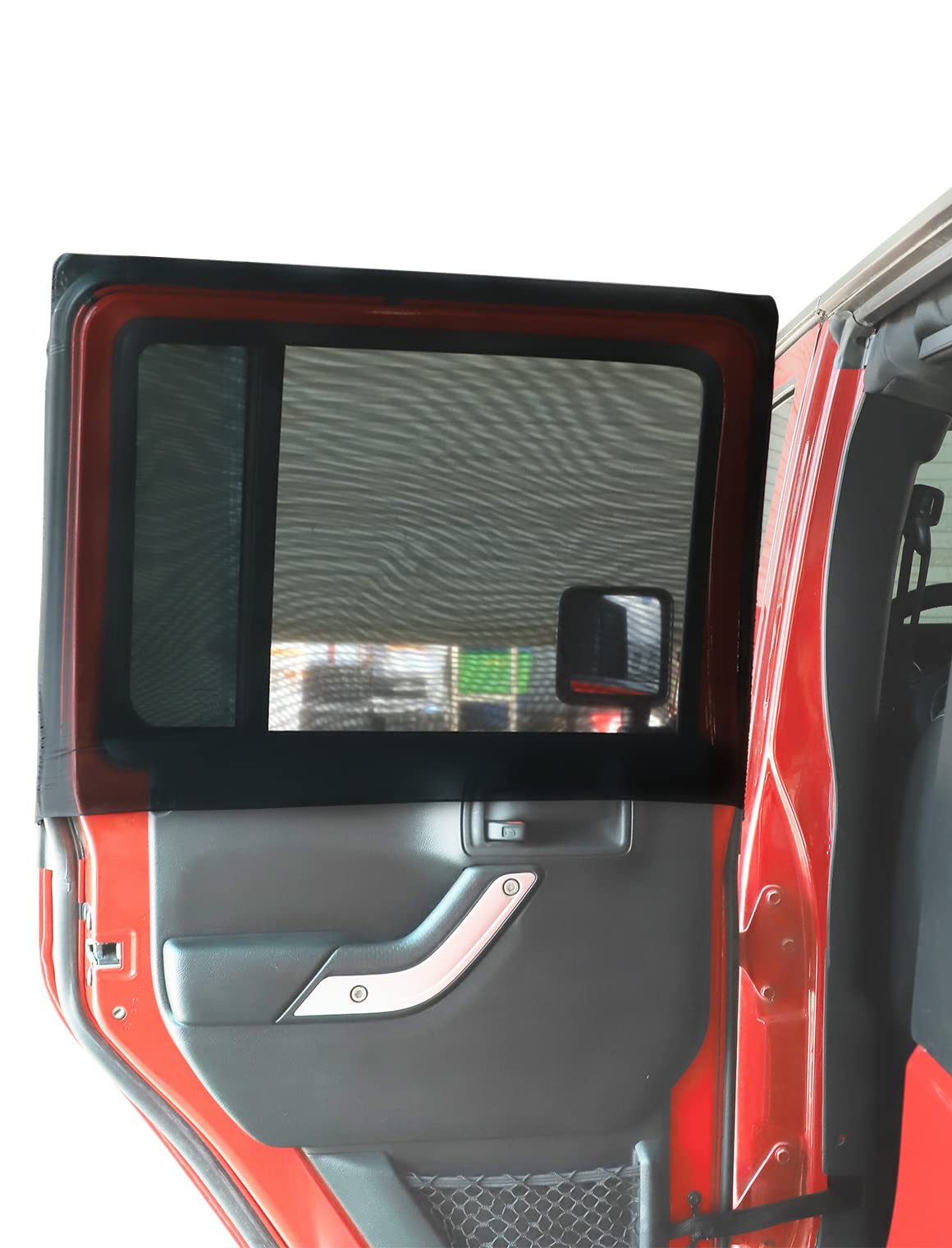 Rear Window Sun Shades For Jeep Wrangler & Gladiator 1997-2024 - Breathable Mesh Sunscreen For UV Protection