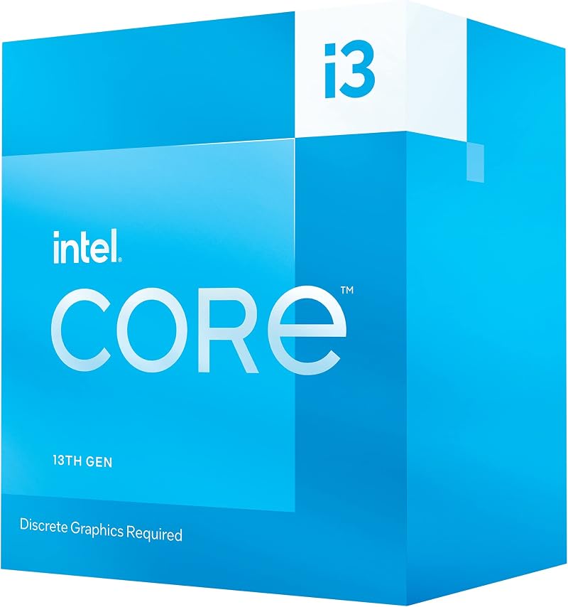 Intel i3-13100F Desktop Processor 4 Cores 4.5 GHz Cache 12MB LGA1700 CPU