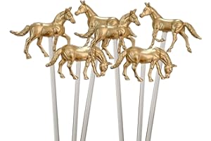 UEYGHEP Drink Stirrer, Drink Stirrer Swizzle Stick, Suitable for Coffee Drinks Party Bar Wedding Event 6 Pieces