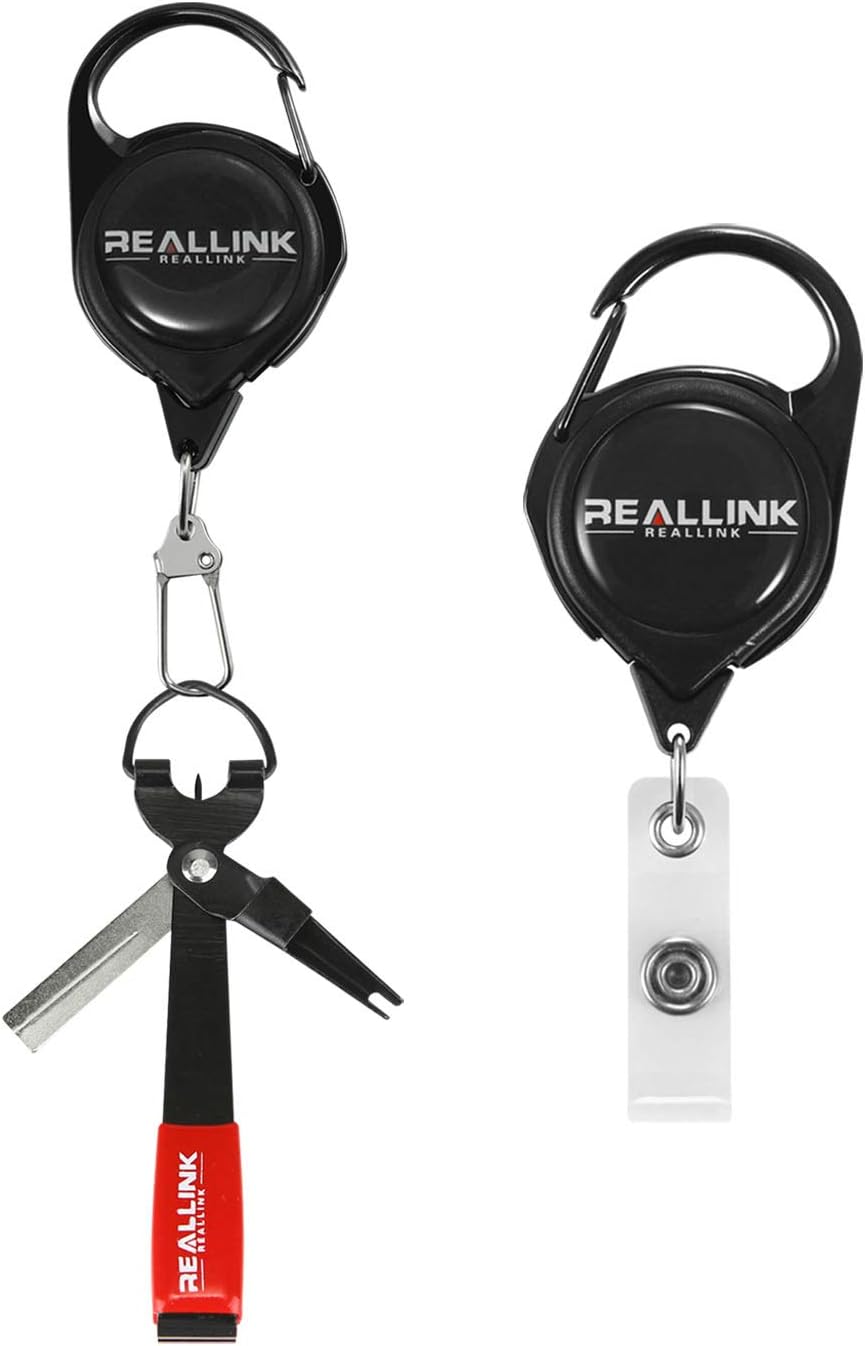 Fishing Equipment Quick Knot Tying Tool and Zinger Retractors 3 in 1 Combo Fly Fishing Tools Kit Supplies and Accessories Durable 420 Stainless Steel lanyard Come with Zinger Retractor : Sports & Outdoors