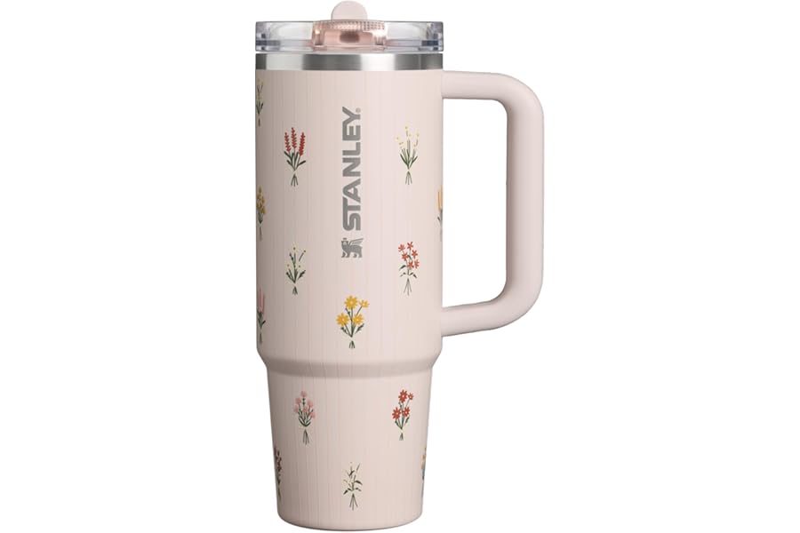 STANLEY Quencher ProTour Flip Straw Tumbler | Leakproof Lid, Straw & Handle | Insulated Stainless Steel | Fits Cup Holders | Book