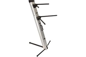 Ultimate Support AX-48 Pro S Apex Column Keyboard Stand – Silver
