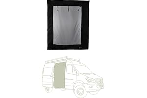 VanEssential Sliding Door Bug Screen Designed for Mercedes-Benz HIGHROOF (LH Drive) Sprinter Van, Years 2007-2024 (Models:VS30 & NCV3)