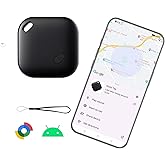 Bluetooth Tracker for Android-1 Pack,Anti-Lost tag for Android Phones with One-Year Battery Life(Replaceable),Works with Google Find Hub App,for Keys, Wallet, Pets & Luggage