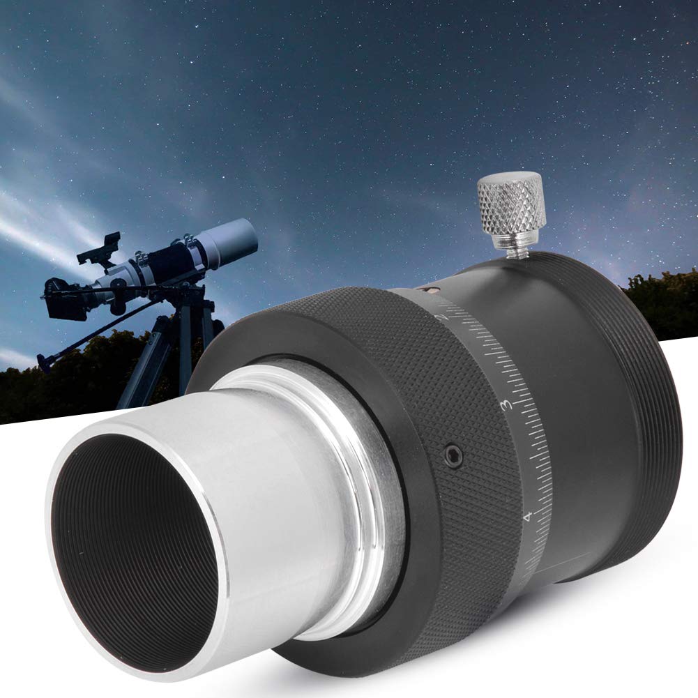 BigKing 1.25 Inch Helical Focuser, Double Helical Focuser, Aluminium Alloy Focusing Stroke, Helical Fine Tuning High Precision Focuser for Telescope Lenses/Finder/Guidescope