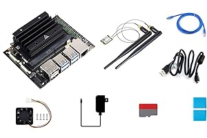 Waveshare Jetson Nano 4GB Development/Expansion Kit Alternative Solution of B01 Kit Come with Carrier Board Jetson Nano Modul