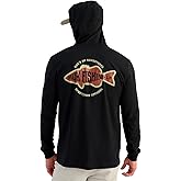 HUK mens Hoodie Tee for Men, Lightweight Performance Fishing Hooded Shirt With Upf Sun Protection