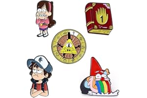 VTMBU Enamel Pin Set Creative Lovely Brooch Pins Enamel Lapel Pin Lettering Pins Lapel Badge