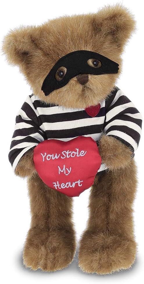 Bearington Lawless Lover Plush Stuffed Animal Teddy Bear with Heart, 10 inches: Toys & Games