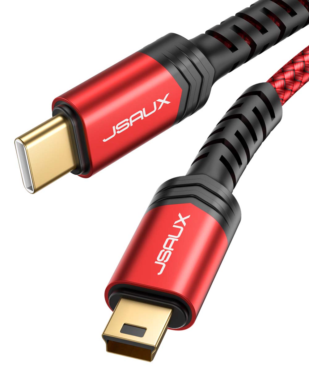 Photo 1 of JSAUX Mini B to USB C Cable 10ft, USB C to Mini USB Cable Charging Cord for GoPro Hero 3+, PS3 Controller, MP3 Player, Dash Cam, Digital Camera, GPS Receiver, PDAs and More Devices