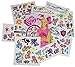 Hasbro My Little Pony Temporary Tattoos - 75 Tattoos - Twilight Sparkle, Rainbow Dash, Fluttershy, Pinkie Pie, Applejack, Rarity, Spike The Dragon, Princess Celestia, and Princess Luna!
