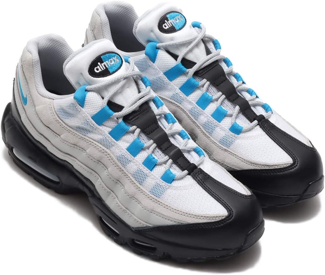 Amazon.co.jp： [ナイキ] エア マックス 95 [AIR MAX 95] グレーフォグ/ホワイト/ブラック/レーザーブルー CZ8684001 日本国内正規品 スポーツ&アウトドア