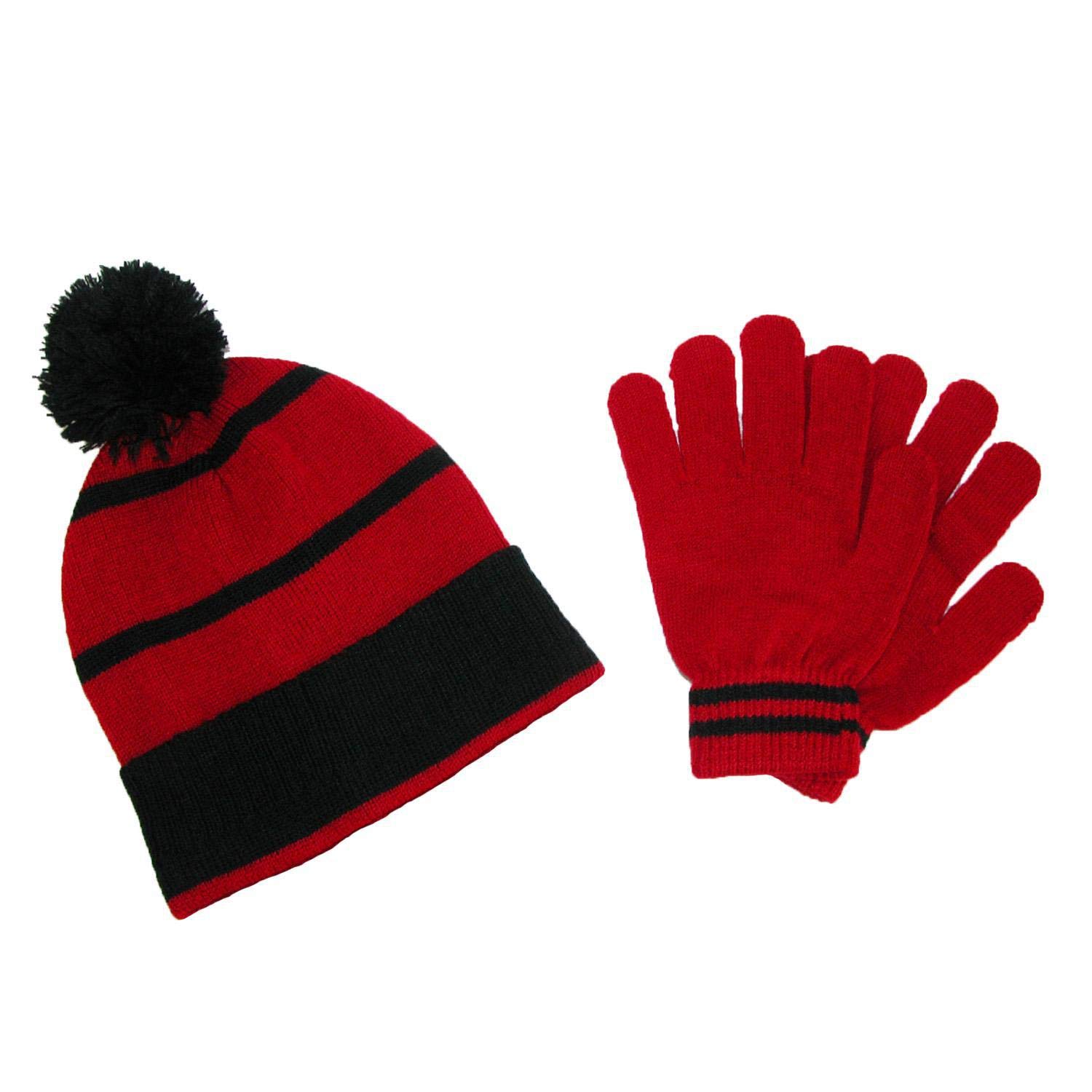 best fashion CTM Kids Knit Beanie Hat and Gloves Winter Set 80 