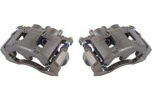 CALLAHAN BRAKE PARTS Callahan OE Replacement Semi-Loaded Front Brake Calipers Set [For Buick Lucerne V6 Chevy Impala Monte Carlo]