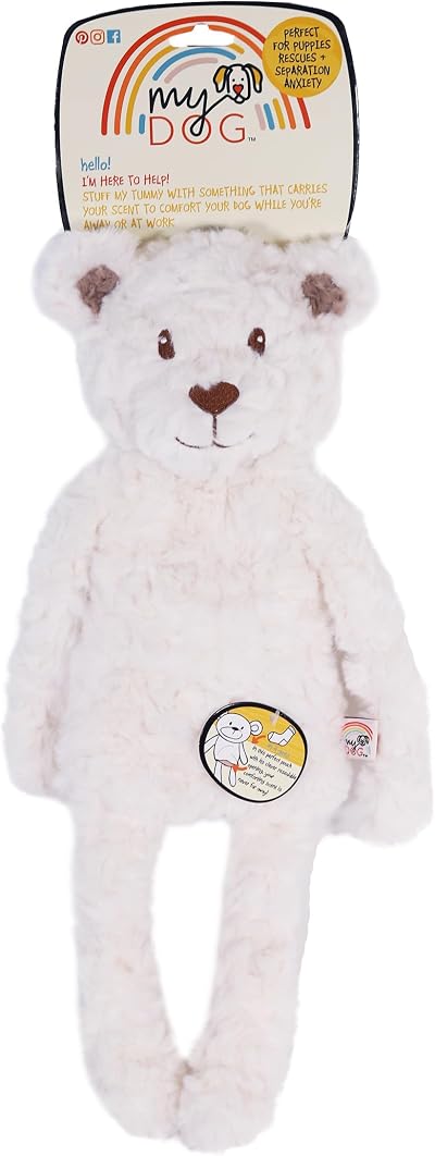 Rosewood MyDog Luxury Plush Bear Toy for Dogs 40cm Scent Compartment