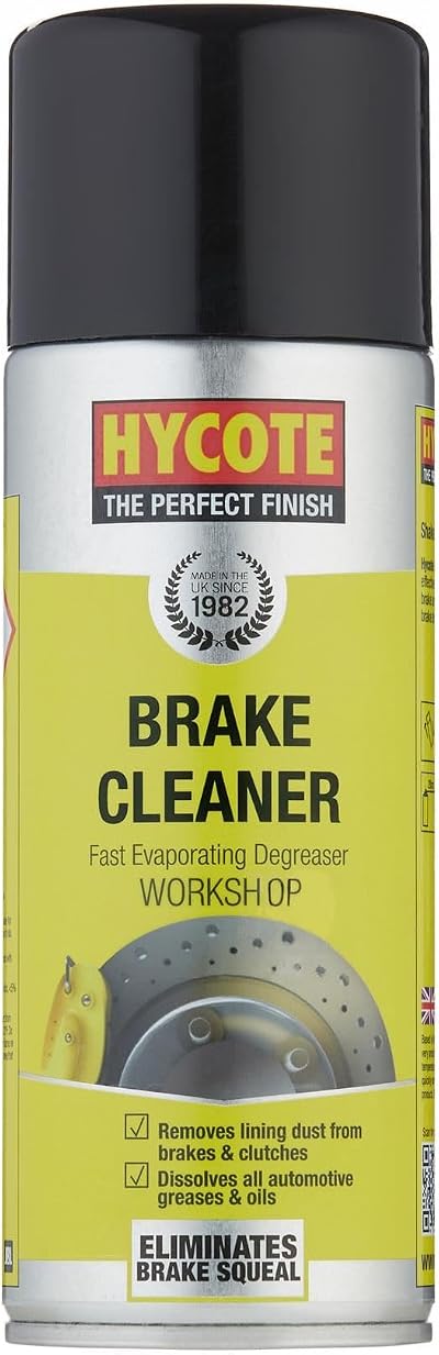 Hycote Brake Clean 400ml Degreasing Spray Fast Evaporating