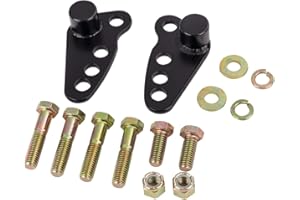 CELOMT 1"-3" Adjustable Rear Lowering Kit Fits For Harley Street Glide + Road Glide + Electra Glide + Ultra Glide + Road King with Hard Saddle bags 2002-2016