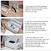Cable Management Box Cord Organizer - White Special 12'' x4.8''x4.8'' For PC Wall Power Strip Wire Plug Cover Conceal Hide Solution Kit with Fastening Cable Zip Ties