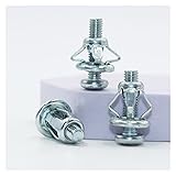 XAOLIUZi 10-50pcs Jack Nuts Screw M4 M5 M6 M8 Petal