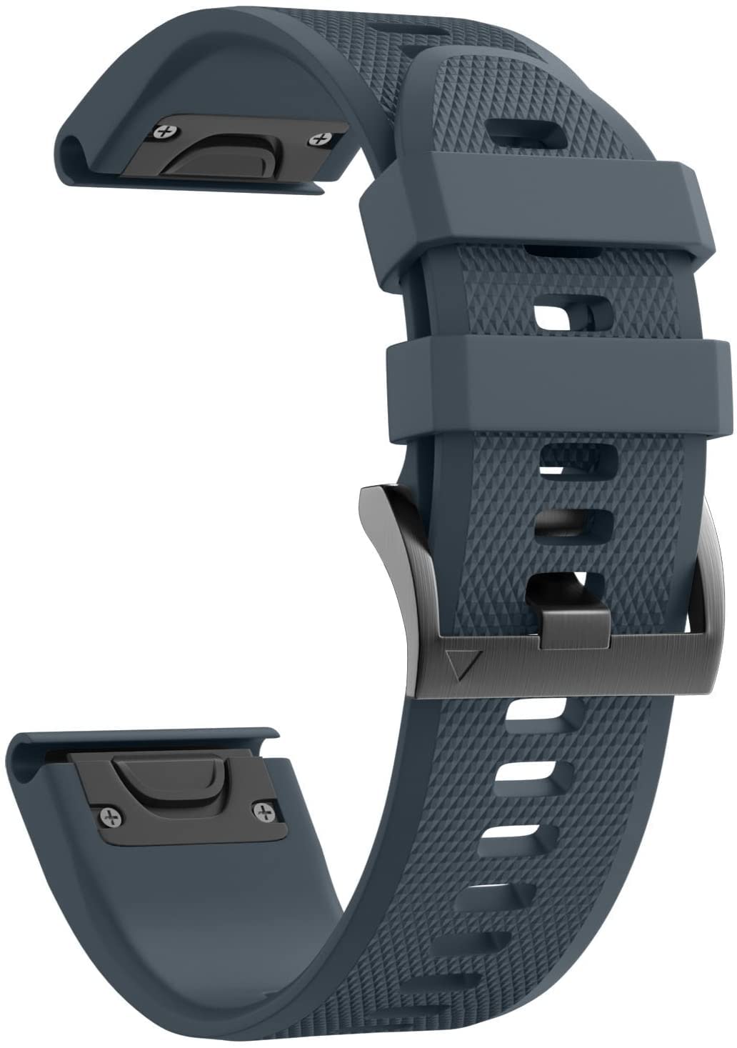 Fleshy Leaf 22mm Band Bracelet Strap Compatible for Garmin Fenix 7,Fenix 6,Fenix 6 Pro,Fenix 5,Fenix 5 Plus,Approach S60 S62,Forerunner 935 945,Quick Release Strap Wristband (Slate)