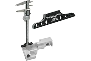 MOJAVEPARTS OFFROAD Dynamic Loop, Inc. F88 Caliper Depth Base Adapter for Mitutoyo, Fowler, Insize, Brown and Sharp Mahr, etc, Made in The USA. CNC MACHINED, Aircraft Grade Aluminum, FITS 4"-6"-8"-12" Calipers.