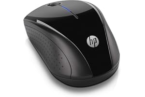 HP Wireless Gaming Mouse - 15-Month Battery, Side Grips for Control, Travel-Friendly, Blue LED, Powerful 1600 DPI Optical Sen