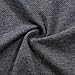 KUULEE MrWonder Men's Casual Slim Fit Raglan Baseball 3/4 Sleeve 3 Button Henley T-Shirts Deep Gray and Black M
