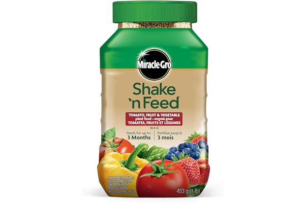 Miracle-Gro Shake N Feed Tomato, Fruits & Vegetables Plant Food 10-5-15 453g