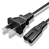 TV Power Cord 6.6ft Cable for TCL LG JVC Sony