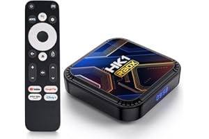 Android TV Box 13.0,2024 Andoid TV Box HK1 RBOX K8S 4GB RAM 64GB ROM, WiFi 6 4K TV Box Android RK3528 Quad-Core 2.4G/5G WiFi 