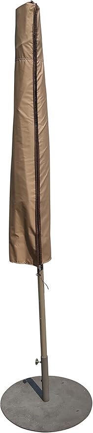 Amazon Com Sorara Patio Umbrella Cover For 9 11 Umbrella Water Resistant Brown Garden Outdoor