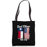True Texan Dual Citizen Love Texas And America Tote Bag
