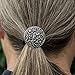 Ponytail Holder, Hair Accessory, Women's Hair Tie, Wildflowers, Handcrafted in the USA by Oberon Design
