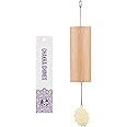 Mowind Chakra Chimes Natural Bamboo Wind Chimes Meditation Chord Windchime Wind Bell for Home Decoration Zen Mindfulness Crown Chakra