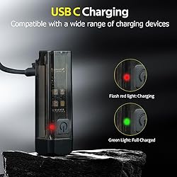 Brightison S03 Keychain Flashlight USB C