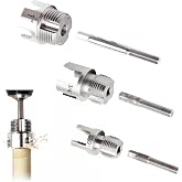 3Pcs PVC Pipe Threader  Kit,  1/2, 3/4 and 1 Inch Pipe Thread Cutting Tool | Integrated Internal and External, Pipe Tapping and Threading Tool, Electric Drill Style Dual Function, PVC Cutting Tool