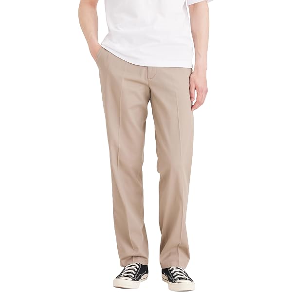 slim fit dress slacks Dockers Men's Big & Tall Jean Cut Classic-Fit All Seasons Tech Khaki Pants