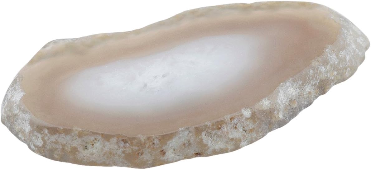 Shanxing Undrilled Natural Agate Slices Geode Irregular Stone Healing Crystal for Wedding Place Cards Reiki Desk Decor Set of 10 - Image 3