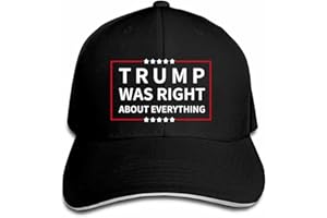 Lymhy Trump was Right About Everything Hat Adjustable Baseball Dad Cap Unisex Men&Women Black