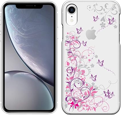 Amazon Co Jp Iphone Xr ケース アイフォンxr カバー ハードケース 耐衝撃 スマホケース ポリカーボネイト 液晶保護フィルム付 全機種対応 Breeze 正規品 透明 Purple 家電 カメラ