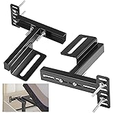 Colinktool Universal Adjustable Headboard Bracket Kit for Metal Bed Frame | Black Metal Bed Frame Wall Mounting Brackets Compatible with most Twin/Full/Queen/King bed