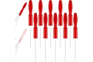 Gisafai 10 Pcs Caulk Tube Caps Reusable Caulk Saver Tube Sealer Caps Finishing Tool for Sealing and Preserving Open Universal Prevent Drying (Red)