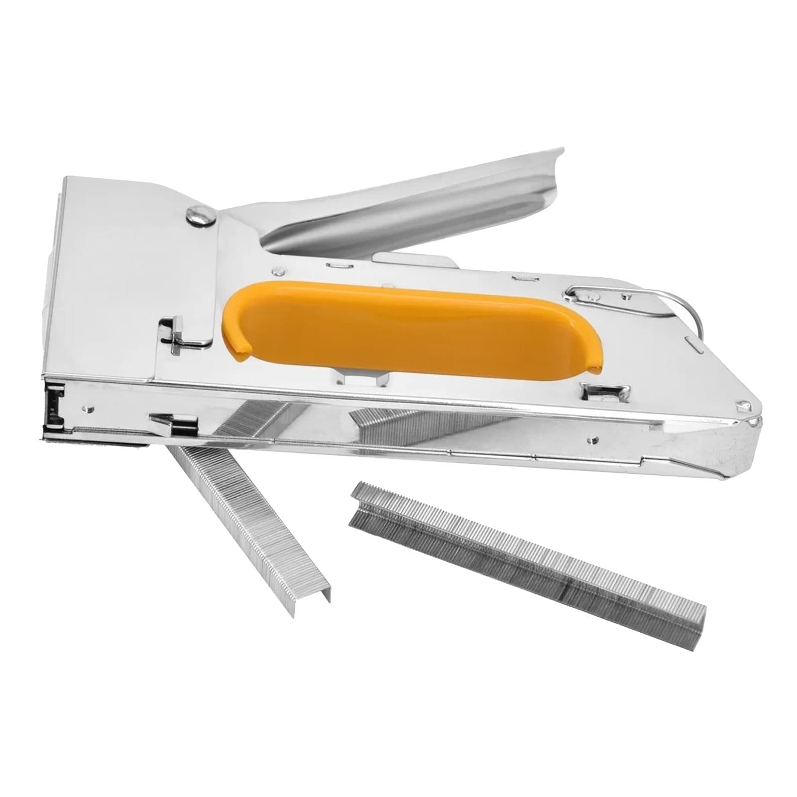 Staple Gun,Upholstery Staple Gun Heavy Duty with 2400 Staples, Stainless Steel Construction Furniture Stapler for Wood, Crafts, Carpentry, Decoration DIY
